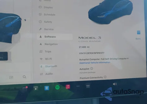 2025 Tesla Model 3 Long Range Rear-Wheel Drive из США, поврежденный, VIN 5YJ3E1EA1SF910377